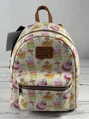 NWT Loungefly Disney Aristocats Marie Dessert Treats Mini Backpack